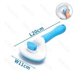 Nobleza zelfreinigende slickerborstel driehoek