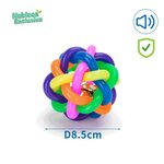 Nobleza Exclusieve rubber speelbal met bel