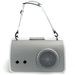 Nobleza Astronauten draagtas met schouderband grijs L