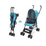 Nobleza Inklapbare kinderwagen voor huisdieren blauw