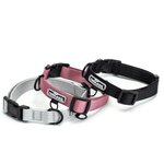 Nobleza Geweven hondenhalsband met kliksluiting L