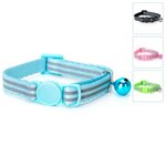 Nobleza Reflecterende kattenhalsband met bel en kliksluiting