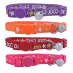 Nobleza Kattenhalsband met veiligheidssluiting en belletje