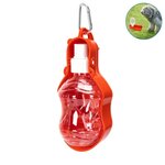 Nobleza Huisdierendrinkfles voor onderweg rood 280ml