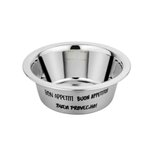Nobleza Roestvrijstalen voerbak met tekst 240ml