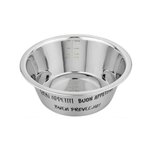 Nobleza Roestvrijstalen voerbak met tekst 1,6L