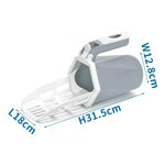 Nobleza Kattenbakschep met opvangbak grijs M