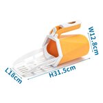 Nobleza Kattenbakschep met opvangbak oranje M