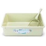 Nobleza Open kattenbak met schepje groen