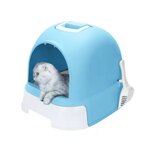 Nobleza Gesloten kattenbak met schepje en handvat