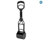 Nobleza Hondenpoepschep zwart XL