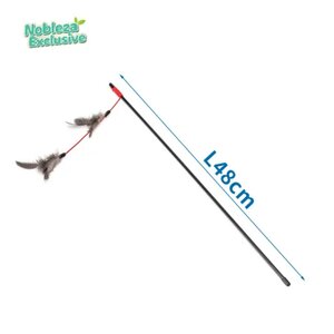 Nobleza exclusieve katten speelhengel met veren