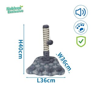 Nobleza exclusieve pootvormige krabpaal met speelbal