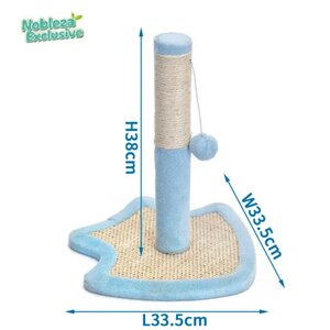 Nobleza exclusieve kleine krabpal met speelbal blauw