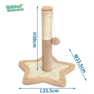 Nobleza exclusieve stervormige krabpaal met speelbal