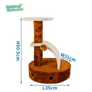 Nobleza exclusieve krabpaal met krabplank en speelbal