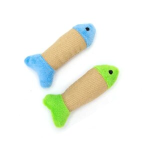 Nobleza Canvas vis kattenspeelgoed