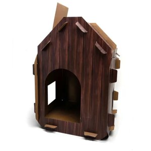 Nobleza Kattenhuisje karton met kattenkruid