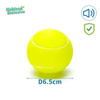 Nobleza Exclusieve Vinyl tennisbal met piep