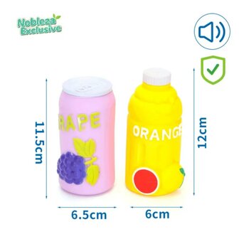 Nobleza Exclusieve speelgoed blikjes met piep