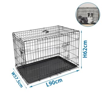 Nobleza Draadijzeren bench voor honden L