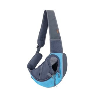 Nobleza Schoudertas voor huisdieren blauw S