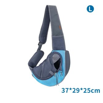 Nobleza Schoudertas voor huisdieren blauw L