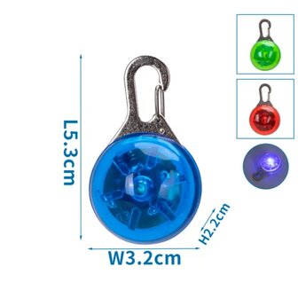 Nobleza rond led lampje halsbandhanger