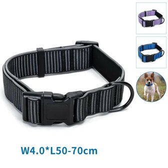 Nobleza Reflecterende hondenhalsband L