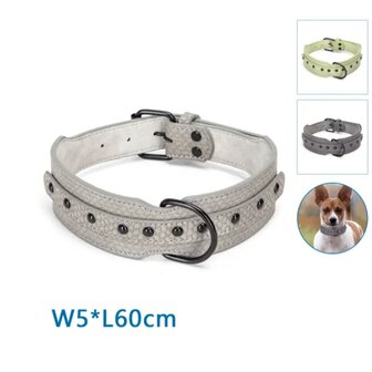 Nobleza Brede hondenhalsband S