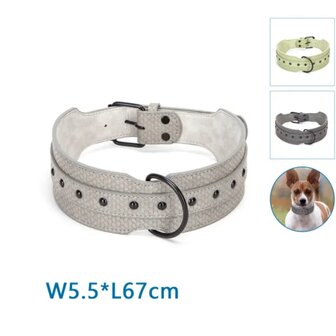 Nobleza Brede hondenhalsband M