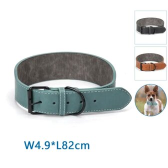 Nobleza Hondenhalsband PU leer XXL