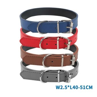 Nobleza Hondenhalsband met gesp L