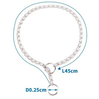 Nobleza Slipketting voor honden S