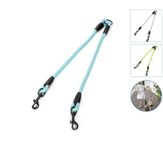 Nobleza Fluorescerende hondenriem splitter L