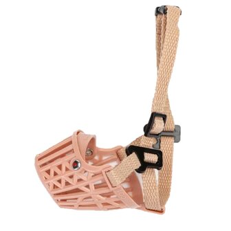 Nobleza Verstelbare hondenmuilkorf beige XXS