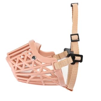 Nobleza Verstelbare hondenmuilkorf beige M