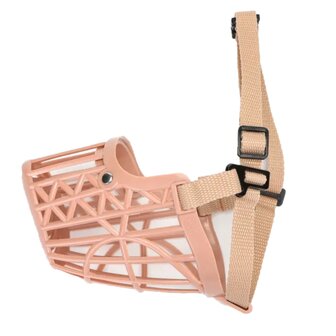 Nobleza Verstelbare hondenmuilkorf beige L