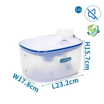 Nobleza Automatische drinkfontein 2,5L