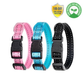 Nobleza Vlooienhalsband voor honden met kliksluiting M