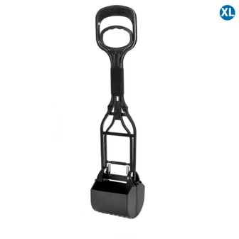 Nobleza Hondenpoepschep zwart XL