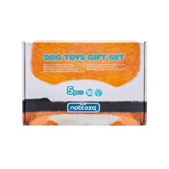 Nobleza Speelgoedset voor honden 5 stuks