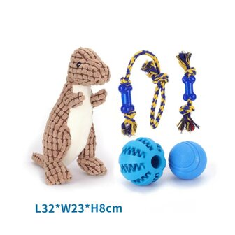 Nobleza Speelgoedset voor honden 5 stuks