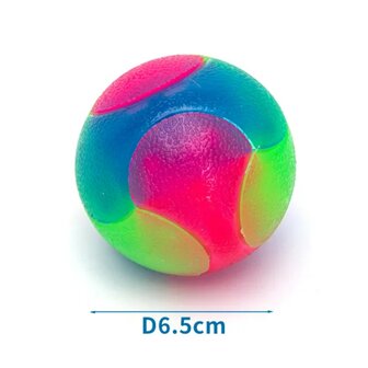 Nobleza LED speelbal voor honden 6,5cm