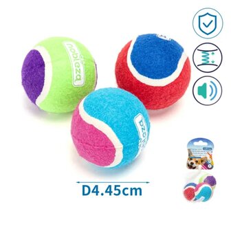 Nobleza Rubberen tennisbal met piep