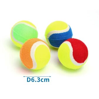 Nobleza Schuimrubber tennisballen 6,3cm