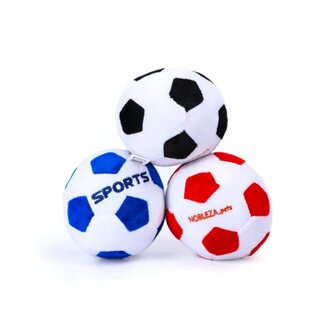 Nobleza Hondenspeelgoed pluche voetbal met piep