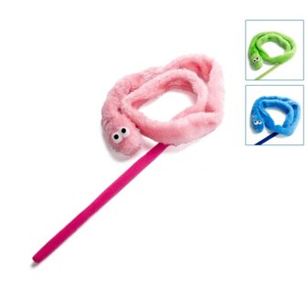 Nobleza speelhengel met pluche worm