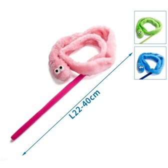 Nobleza speelhengel met pluche worm