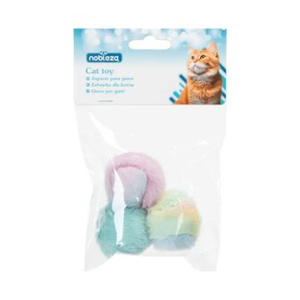Nobleza Pluche speelballetjes voor katten